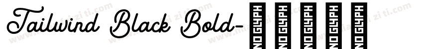 Tailwind Black Bold字体转换